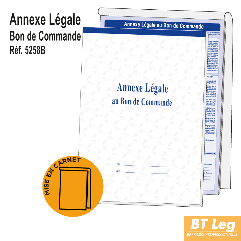 Annexe Légale au Bon de Commande