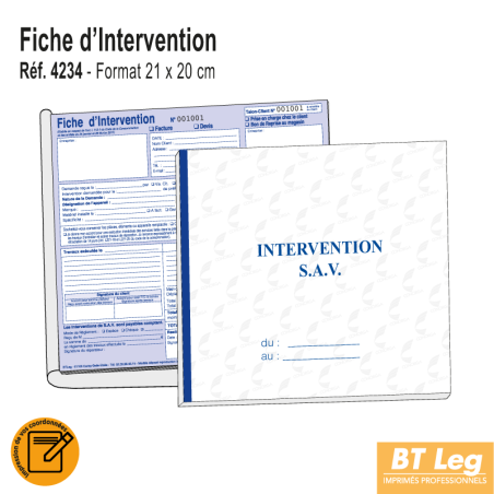 Fiche d'Intervention Légale