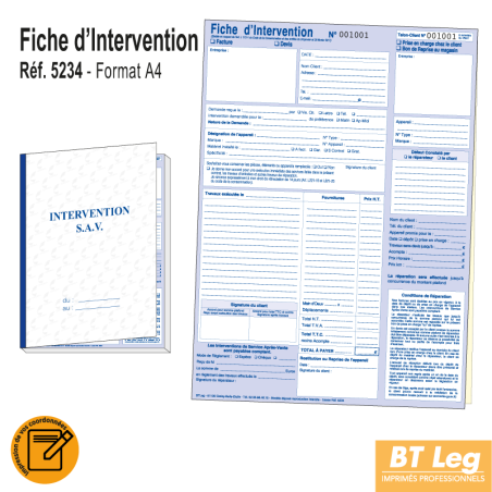 Fiche d'Intervention Légale