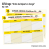 Affichage Ordre de Départ en Congé