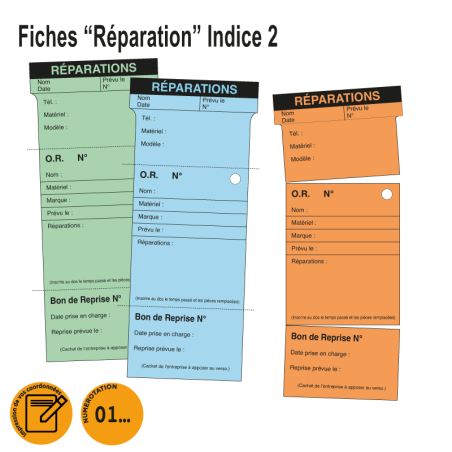 Fiche T indice 2 - Réparations / Prise en Charge / Bon de Reprise