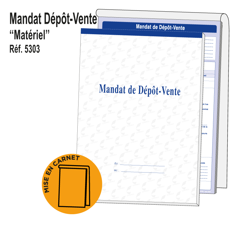 Contrat de Mandat de Dépôt Vente de Matériel