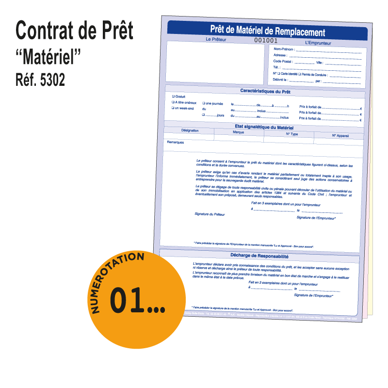 Contrat de Prêt de Matériel