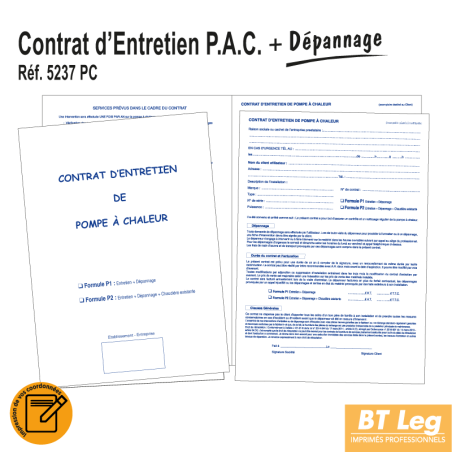 Contrat d'Entretien Pompe à Chaleur