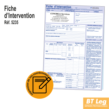 Fiche d'Intervention Légale